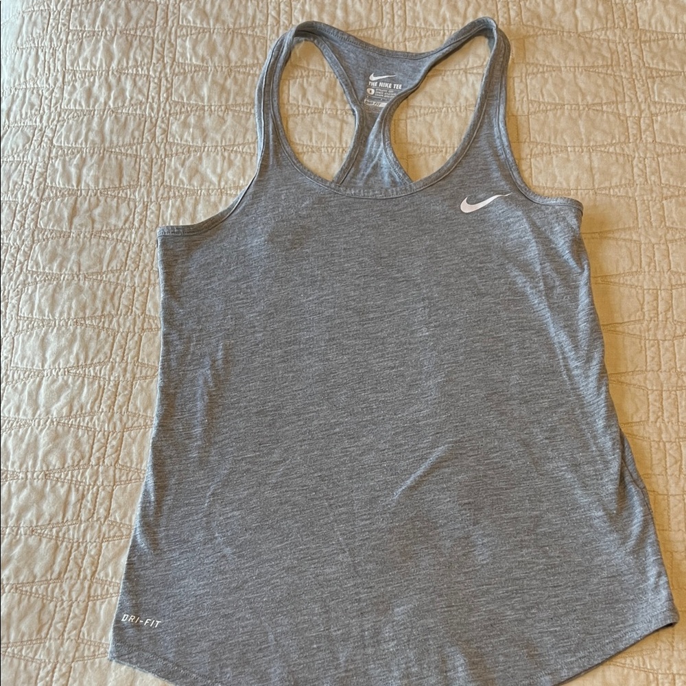 Nike Heather Gray Tank Top
